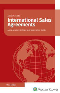 Cover image: International Sales Agreements 3rd edition 9789403500904