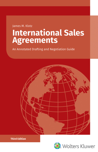 Cover image: International Sales Agreements 3rd edition 9789403500904