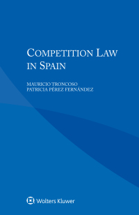 Cover image: Competition Law in Spain 9789403502908