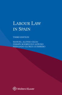 Cover image: Labour Law in Spain 3rd edition 9789403503233