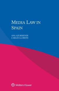 Cover image: Media Law in Spain 9789403503103