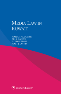 Cover image: Media Law in Kuwait 9789403503110