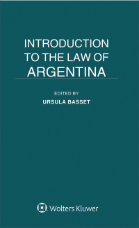 Imagen de portada: Introduction to the Law of Argentina 1st edition 9789403503653