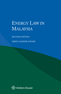 Cover image: Energy Law in Malaysia 2nd edition 9789403505107