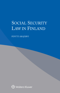 Titelbild: Social Security Law in Finland 9789403505435