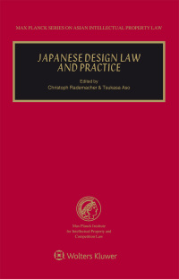 Cover image: Japanese Design Law and Practice 1st edition 9789403506418