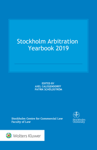 Cover image: Stockholm Arbitration Yearbook 2019 1st edition 9789403506920