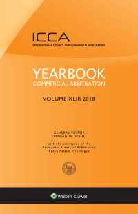 صورة الغلاف: YEARBOOK COMMERCIAL ARBITRATION VOLUME XLIII – 2018 1st edition 9789403508757