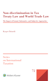 Cover image: Non-discrimination in Tax Treaty Law and World Trade Law 9789403509044