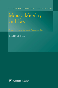 Cover image: Money, Morality and Law 9789403509419