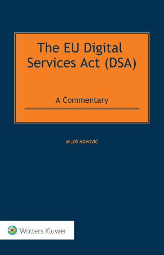 Cover image: The EU Digital Services Act (DSA) 9789403510774