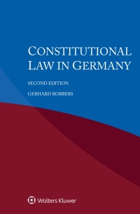 Cover image: Constitutional Law in Germany 2nd edition 9789403510682