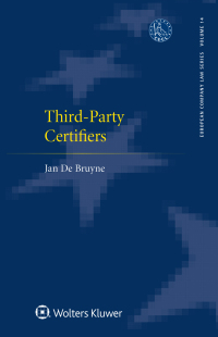 Omslagafbeelding: Third-Party Certifiers 9789403510910