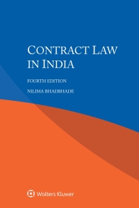 Cover image: Contract Law in India 4th edition 9789403516363