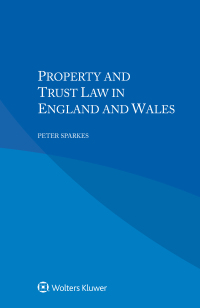 Cover image: Property and Trust Law in England and Wales 9789403511504
