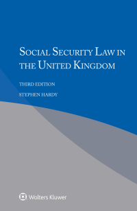 Cover image: Social Security Law in the United Kingdom 3rd edition 9789403511634