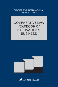 Titelbild: Comparative Law Yearbook of International Business 1st edition 9789403513034