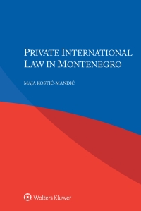 Titelbild: Private International Law in Montenegro 9789403515861