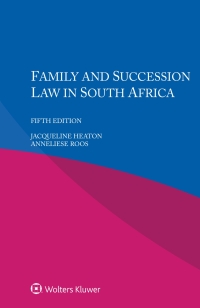 Imagen de portada: Family and Succession Law in South Africa 5th edition 9789403513089