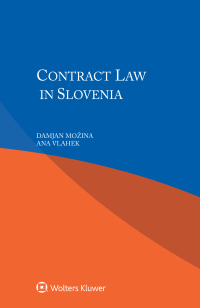 Titelbild: Contract Law in Slovenia 9789403513232