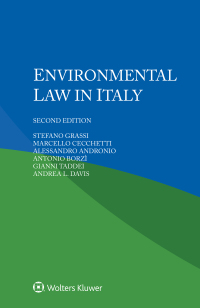 Titelbild: Environmental Law in Italy 2nd edition 9789403513256