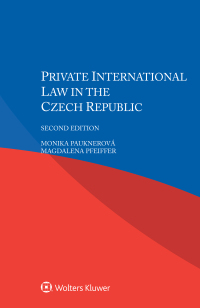 Cover image: Private International Law in the Czech Republic 2nd edition 9789403513324