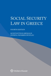 Omslagafbeelding: Social Security Law in Greece 4th edition 9789403516967