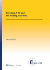 Cover image: European VAT and the Sharing Economy 9789403514352