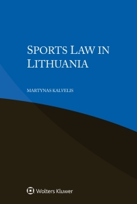 Cover image: Sports Law in Lithuania 9789403515960