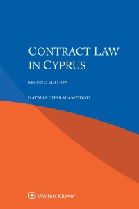 صورة الغلاف: Contract Law in Cyprus 2nd edition 9789403514277
