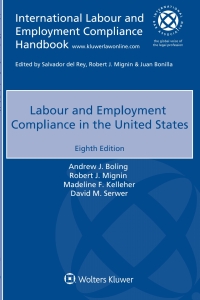 صورة الغلاف: Labour and Employment Compliance in the United States 8th edition 9789403517360