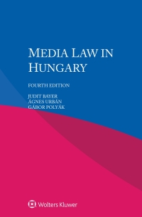 Cover image: Media Law in Hungary 4th edition 9789403515786