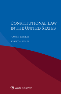 Cover image: Constitutional Law in the United States 4th edition 9789403516448