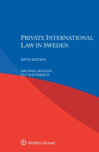 Cover image: Private International Law in Sweden 5th edition 9789403516684