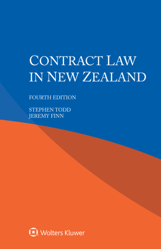 Cover image: Contract Law in New Zealand 4th edition 9789403517728