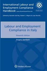 Cover image: Labour and Employment Compliance in Italy 11th edition 9789403519579