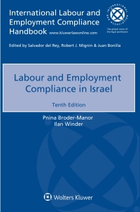 صورة الغلاف: Labour and Employment Compliance in Israel 10th edition 9789403520179