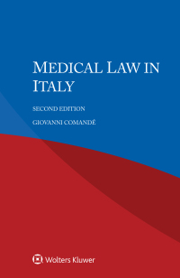 Cover image: Medical Law in Italy 2nd edition 9789403521213