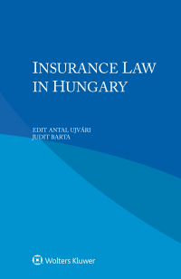 Cover image: Insurance Law in Hungary 9789403522982