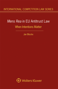صورة الغلاف: Mens Rea in EU Antitrust Law 9789403523538