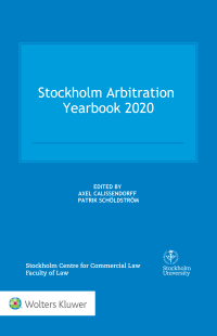 Cover image: Stockholm Arbitration Yearbook 2020 1st edition 9789403524108