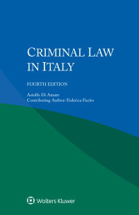 Imagen de portada: Criminal Law in Italy 4th edition 9789403524436