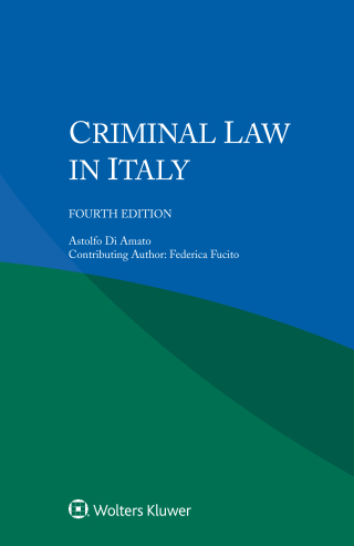 Cover image: Criminal Law in Italy 4th edition 9789403524436