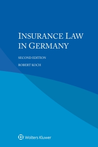 Cover image: Insurance Law in Germany 2nd edition 9789403523064