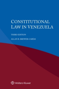 Cover image: Constitutional Law in Venezuela 3rd edition 9789403514079