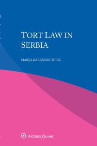 صورة الغلاف: Tort Law in Serbia 9789403528977