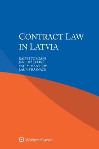 صورة الغلاف: Contract Law in Latvia 9789403530123
