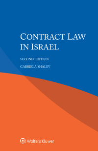 Cover image: Contract Law in Israel 2nd edition 9789403529905