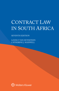 Cover image: Contract Law in South Africa 7th edition 9789403529929