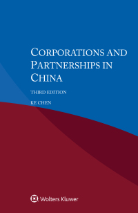 Cover image: Corporations and Partnerships in China 3rd edition 9789403529936